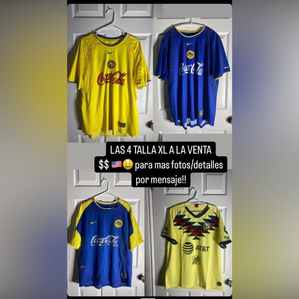 Club America jerseys Talla XL